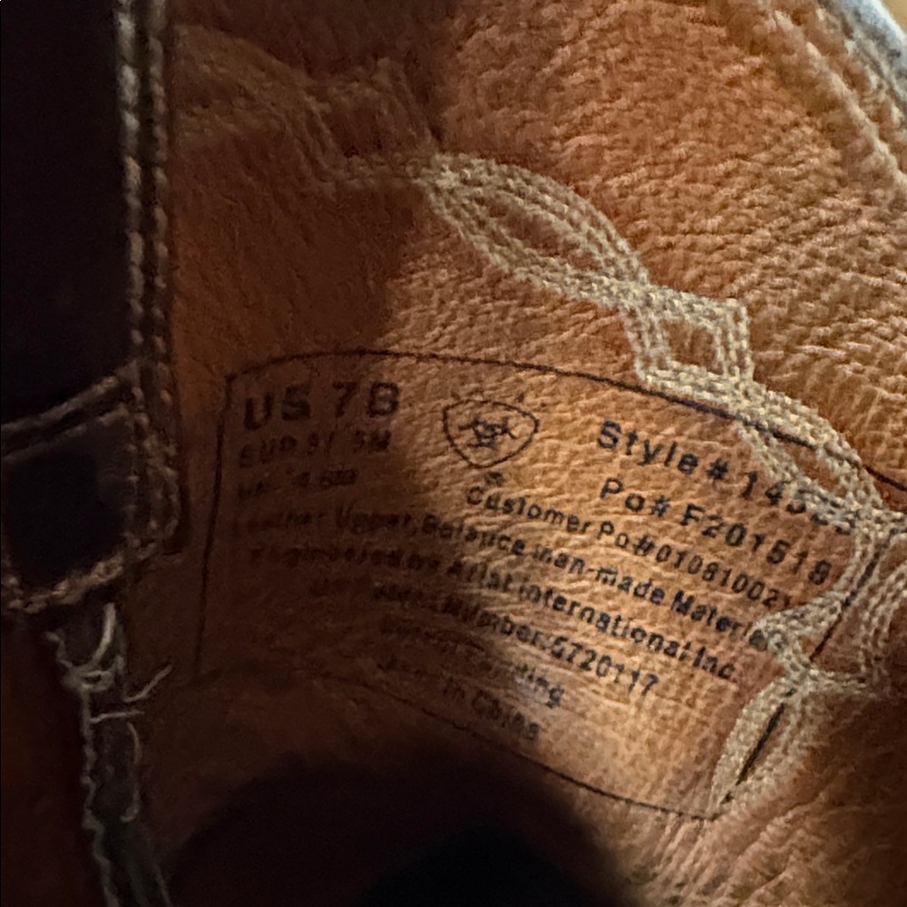 Ariat Heritage or Stockman Western boots - Picture 9 of 9
